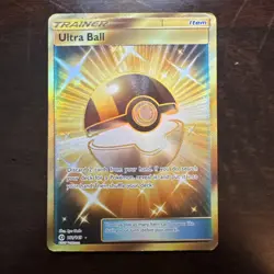 2017 Pokemon Ultra Ball (Secret) 161/149 Secret Rare SM Base Set Pokemon Card - Image 1