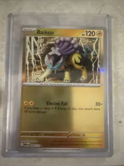 Pokemon Raikou Card Reverse Holo 048/132 Mega Evolution 2025 - Image 1