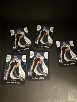 5 X DON!! Card (Alternate Art) Legacy of the Master Foil - Image 1