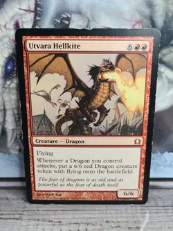 Utvara Hellkite Return to Ravnica Red Mythic Rare Magic: The Gathering Card MP - Image 1