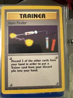 ITEM FINDER - 74/102 Trainer Base Set - Regular Rare - Pokemon TCG Card - Image 1
