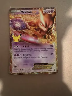 Mewtwo EX 54/99 Celebrations: Classic Collection Holo NM Pokemon Card 2012 - Image 1