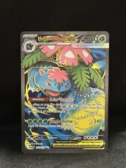 Pokemon TCG Mega Venusaur EX 155/132 Mega Evolution ENGLISH Pokemon Card NM - Image 1