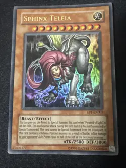 Sphinx Teleia EP1-EN003 Ultra Rare Exclusive Yu-Gi-Oh Card - Image 1