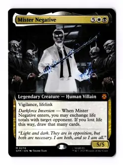 Mister Negative (Extended Art) 0274 (M) MTG Marvel's Spider-Man (SPM) - Image 1
