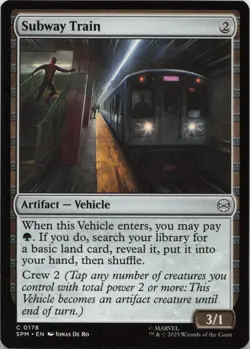 Subway Train C Marvel's Spider-Man 178 LP MTG - Image 1