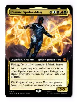 Cosmic Spider-Man (Extended Art) 0271 (M) MTG Marvel's Spider-Man (SPM) - Image 1