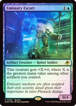 Foil Emissary Escort (Promo) [Edge of Eternities] MTG - Image 1