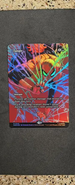 MTG Spiderman- Tangle M 0038 Borderless Foil - Image 1