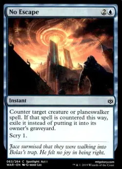 MTG War of the Spark No Escape 63 Common - Image 1