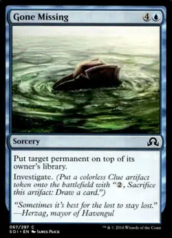 MTG Shadows over Innistrad Gone Missing 67 Common - Image 1