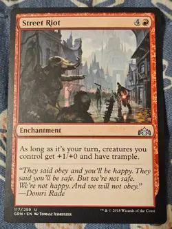 Street Riot (117/291) Guilds of Ravnica MTG Magic the Gathering - Image 1