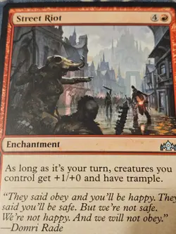 Street Riot (117/291) Guilds of Ravnica MTG Magic the Gathering - Image 2