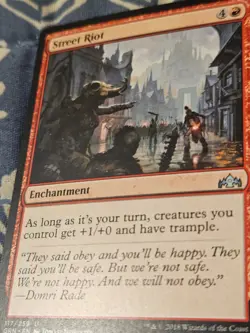 Street Riot (117/291) Guilds of Ravnica MTG Magic the Gathering - Image 3