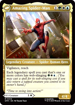 MTG Peter Parker 10 Mythic Foil Marvel Spider-Man - Image 2
