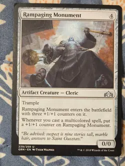 Rampaging Monument Guilds Of Ravnica 239/259 MTG Magic - Image 2