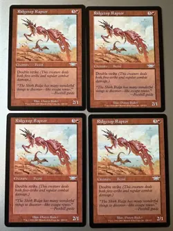 4x Ridgetop Raptor (NM) Legions Uncommon LGN Magic the Gathering MTG Playset - Image 1