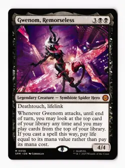 Gwenom, Remorseless 0056 (M) MTG Marvel's Spider-Man (SPM) - Image 1