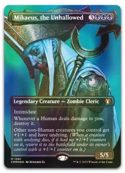 Mikaeus, the Unhallowed (Textured Foil) #1061 NM Commander Masters CMM Magic MTG - Image 1