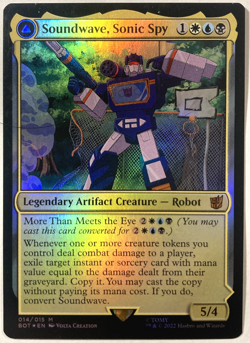 MTG Soundwave, Sonic Spy (Foil) Universes Beyond: Transformers 14 LP - Image 1