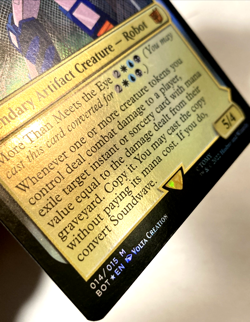 MTG Soundwave, Sonic Spy (Foil) Universes Beyond: Transformers 14 LP - Image 2