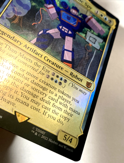 MTG Soundwave, Sonic Spy (Foil) Universes Beyond: Transformers 14 LP - Image 3