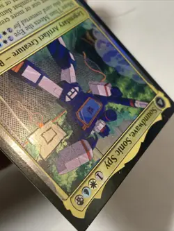 MTG Soundwave, Sonic Spy (Foil) Universes Beyond: Transformers 14 LP - Image 4