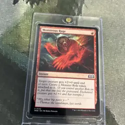 MTG Monstrous Rage - Wilds of Eldraine (WOE) #142 Magic the Gathering - Image 4