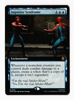 Impostor Syndrome (Extended Art) (Foil) 0251 (M) MTG Marvel's Spider-Man (SPM) - Image 1