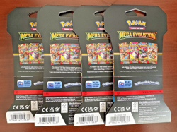 Pokemon Mega Evolutions Sleeved Booster Packs - 4 Full Art Set Collection Sealed - Image 2