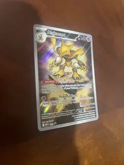 Alakazam 009 Pokemon Center Stamped Black Star Promo Mega Evolution NM - Image 2