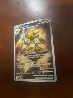 Alakazam 009 Pokemon Center Stamped Black Star Promo Mega Evolution NM - Image 3