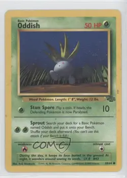Oddish Pokemon Jungle #58 1999 READ - Image 1