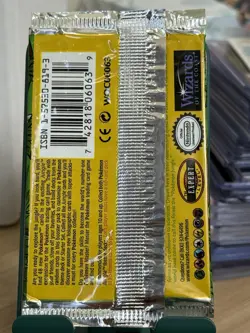 Pokemon Jungle Booster Pack Long Crimp Scyther Art Opened Empty - Image 2