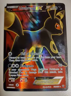 Pokemon Fates Collide 2016 Umbreon EX #119/124 Full Art Ultra Rare Holo (LP) - Image 1