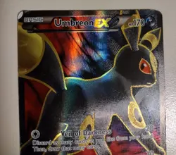 Pokemon Fates Collide 2016 Umbreon EX #119/124 Full Art Ultra Rare Holo (LP) - Image 2