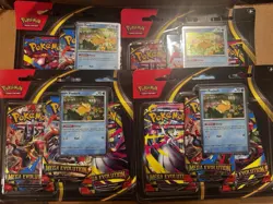 Pokemon TCG Mega Evolution 3 Pack Blister (4X Quantity) - Golduck - In Hand! - Image 1