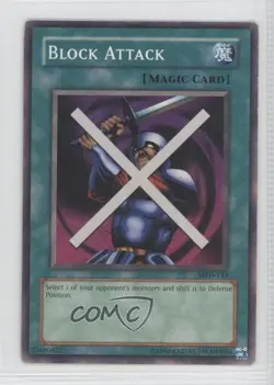 Block Attack Unlimited YuGiOh Metal Raiders #MRD-133 2002 READ - Image 1