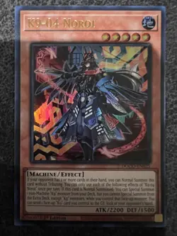 Yugioh K9-04 Noroi DOOD-EN025 Ultra Rare 1st Edition NM - Image 1