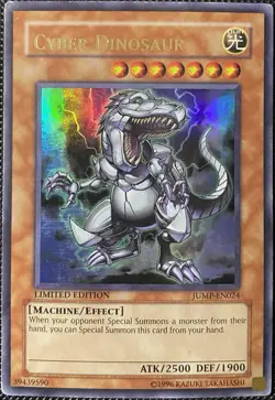 Cyber Dinosaur JUMP-EN024 Shonen Jump Magazine Promos Limited Ed Yugioh - Image 1