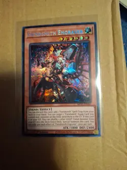 Yugioh Fiendsmith Engraver MP25-EN081 2025 1st Edition Prismatic Secret Rare NM - Image 1