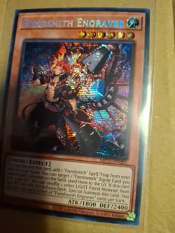 Yugioh Fiendsmith Engraver MP25-EN081 2025 1st Edition Prismatic Secret Rare NM - Image 3
