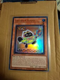 Yugioh Lollipo Yummy JUSH-EN018 Justice Hunters 1st Edition NM/M Super Clean - Image 2