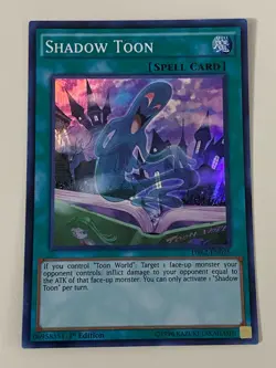 Yugioh - Shadow Toon x 3 - 1st Edition Super Rare NM - Free Holo Card - Image 4