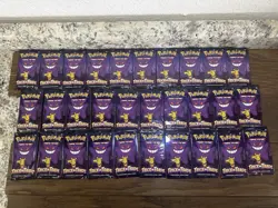 Pokemon Lot Cards Unopened Packs Sealed Halloween Shadowless Gengar - Image 1