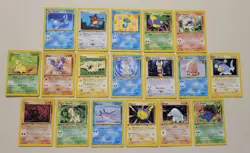 Vintage Pokemon Card Lot of 18 Neo Genesis 1st Edition WOTC TCG - Image 1