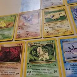 Vintage Pokemon Card Lot of 18 Neo Genesis 1st Edition WOTC TCG - Image 4