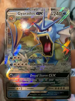Gyarados GX 18/111 Ultra Rare Holo M/NM Pokemon Card - Image 1