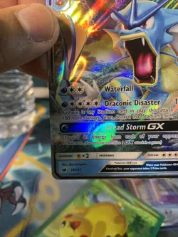 Gyarados GX 18/111 Ultra Rare Holo M/NM Pokemon Card - Image 2