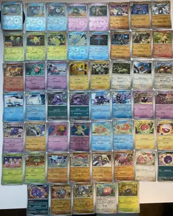 153 Card Complete common uncommon rare c/u/r Reverse Holo Set Pokemon SV 151 - Image 2